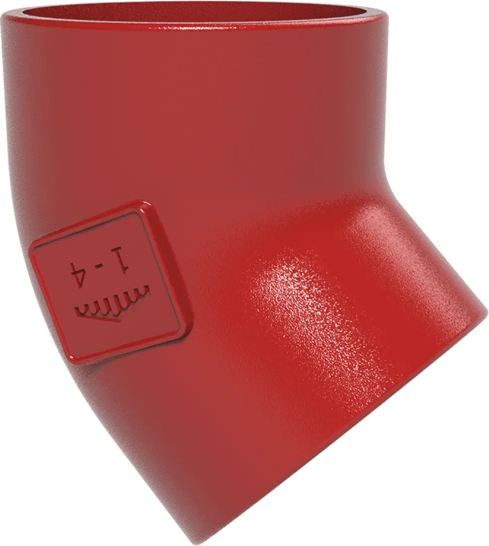 SML-Bogen DN 300, 45 Grad