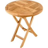 Riess-Ambiente Klapptisch Ø 70 x 75 cm Braun