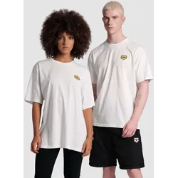 T-Shirt Herren arena Studio Grafik Print - White-sun - L