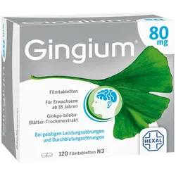 Gingium 80 mg Filmtabletten