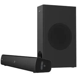Creative Labs Creative Stage V2 - Soundleistensystem - für TV/Monitor - 2.1-Kanal - kabellos - Bluetooth - 80 Watt (Gesa