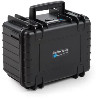 B&W International Outdoor Case Type 2000 schwarz + Facheinteilung