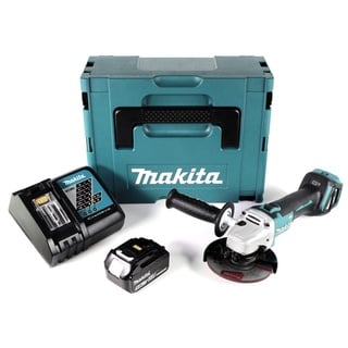 Makita DGA511RT1J inkl. 1 x 5,0 Ah + Ladegerät + Makpac Gr. 3