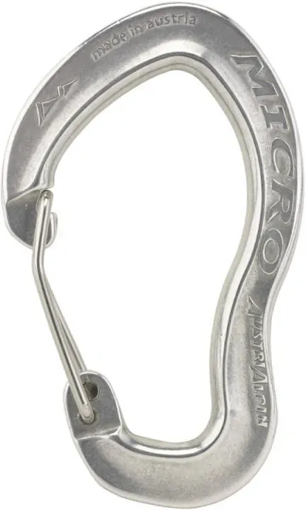 AustriAlpin Micro Alu Wire Carabiner polished