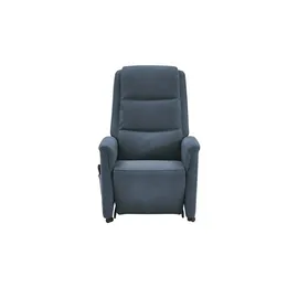 Hukla Fernsehsessel Dean Mikrofaser 70 x 105 x 88 cm Blau elektrisch