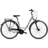 2R Manufaktur Cityrad TRX 7 Wave, 7 Gang Shimano Nexus 7 Rücktritt Schaltwerk, Nabenschaltung Rücktritt, Damenrad 28 Zoll tiefer Einstieg schwarz/grau schwarz 55 cm