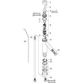 Hansgrohe Starck Classic Einhandmischer Brushed Nickel