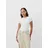 LeGer By Lena Gercke T-Shirt "Cindy, LeGer by Lena Gercke", Damen, Gr. 38, weiß, Feinripp, Obermaterial: 95% Viskose, 5% Elasthan, unifarben, figurbetont normal, Rundhals, eingesetzt abgesteppte Kante, Shirts T-Shirt, Figurbetont mit Rundhalsausschnitt