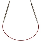 chiaogoo - Red Lace Edelstahl (40cm, 2.25mm) Kreisförmig Stricken Nadel - 1 Stück