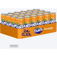 Fanta Orange Original 24 Dosen je 0,33l Versand mit DHL Deutschland