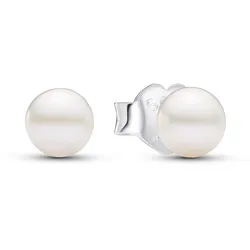 Pandora 293168C01 Damen-Ohrstecker Süßwasser-Zuchtperlen Silber 4,5 mm