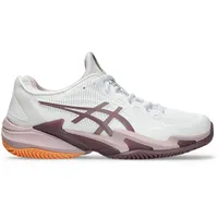Asics Damen Court FF 3 Clay Sneaker, WEISSES/BERUHIGENDES Meer,