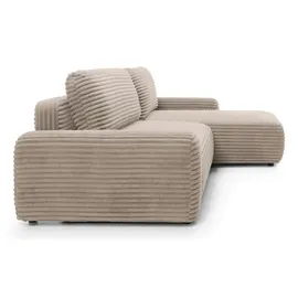 Selsey Ecksofa mit Schlaffunktion Alferia ¦ beige ¦ Maße (cm): B: 264 H: 82