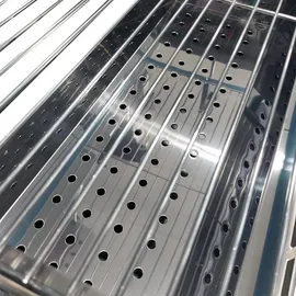 Grillpeter Mangal Edelstahl Astana 2 mm rostfrei Schaschlik Grill Rost verstellbar