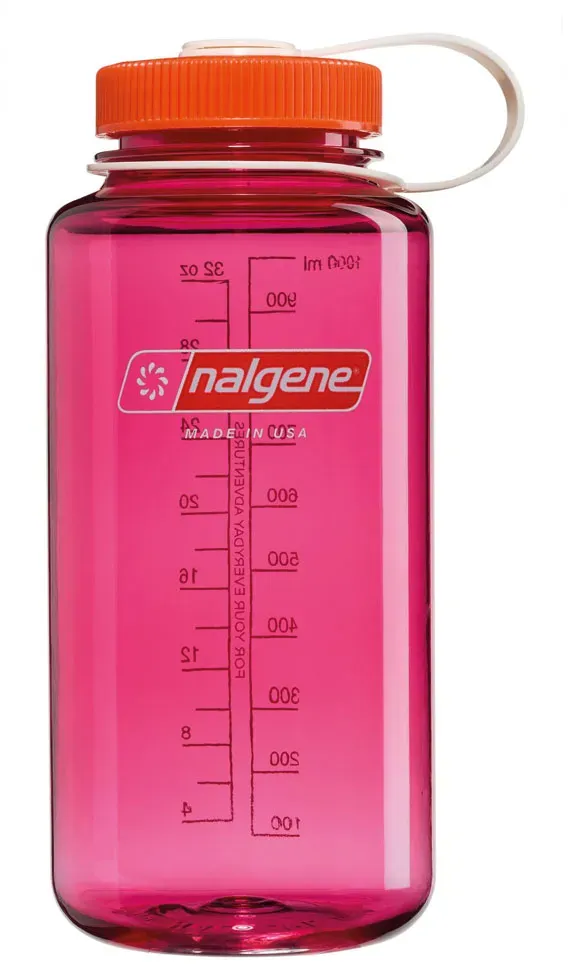 Nalgene Trinkflasche Wide Mouth Sustain 1,0L purple flame