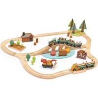 Tender Leaf Toys Eisenbahn Wald mit Zubehör
