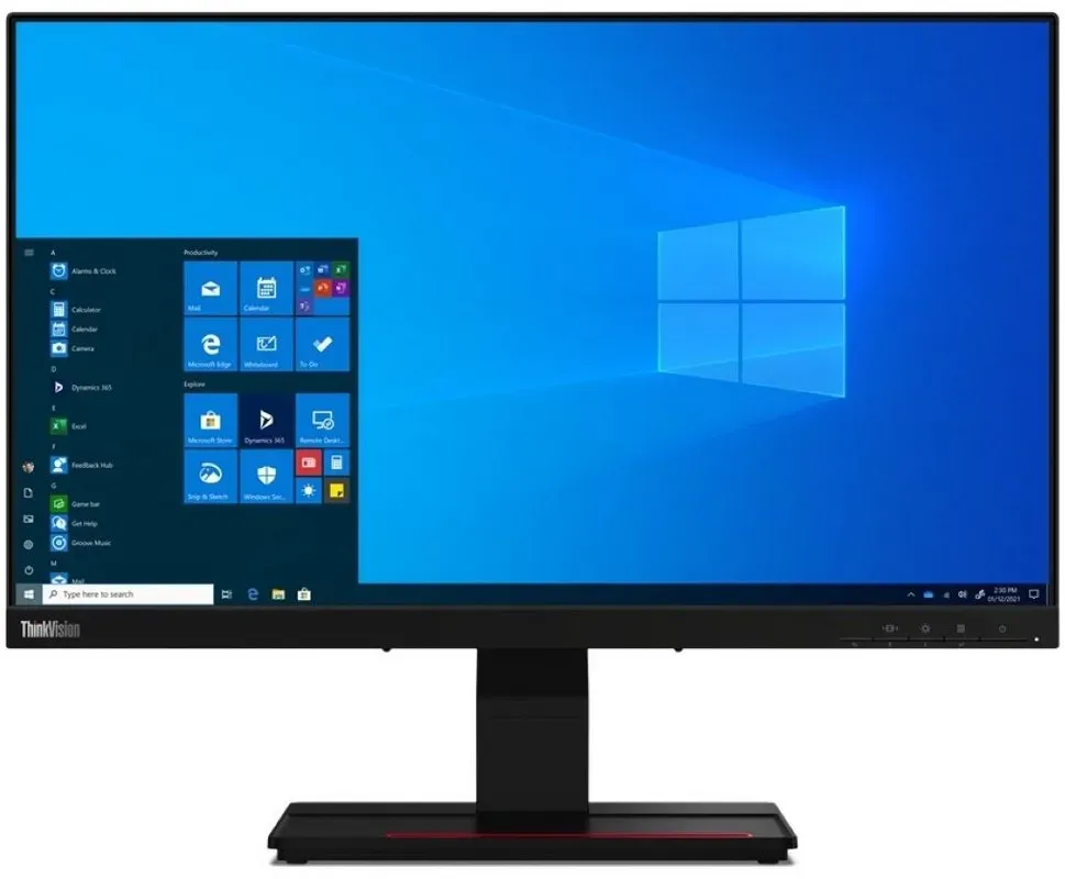 Lenovo ThinkVision T24t-20 - LED-Monitor - schwarz LED-Monitor schwarz