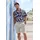 John Devin Shorts JOHN DEVIN "- Bermuda in sommerlichen Farben", Herren, Gr. M, N-Gr, beige, Web, Obermaterial: 97% Baumwolle, 3% Elasthan, unifarben, regular fit kurz, Hosen Shorts, kurze Schlupfhose aus elastischer, gewebter Baumwollqualität
