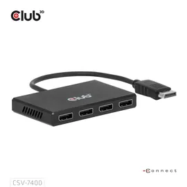 Club 3D CSV-7400 DisplayPort Adapter 22 cm Schwarz
