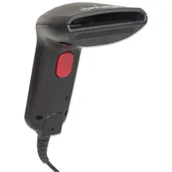 Manhattan 178488 USB-Kit Barcode-Scanner Kabelgebunden 1D CCD Schwarz Hand-Scanner USB
