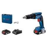 Bosch GTB185-LI Professional, Elektrischer Schraubendreher, Pistolengriff, 1/4", Schwarz, Blau, Rot, Bürstenlos, 4500 RPM - Schwarz/Blau/Rot