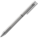 LAMY st twin pen Multifunktionsschreibgerät 645 – Schreiber aus Edelstahl mit integrierter Clip-Drücker-Einheit – Kugelschreiber-Mine M 21 schwarz – Strichbreite M / Druckbleistift Mine M 41 (0,5) HB