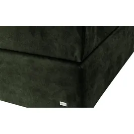 Ruf Boxspringbett Aurelia ¦ grün ¦ Maße (cm): B: 190 H: 114