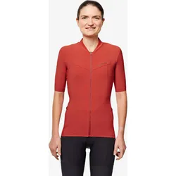 Radtrikot kurzarm Sommer Rennrad Damen - Endurance rot XL