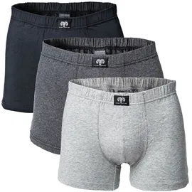 CECEBA Herren Pants, Vorteilspack - Basic, Baumwoll-Stretch, einfarbig, M-3XL Grau M