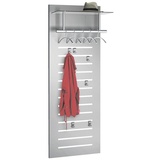 Kerkmann Wandgarderobe tec-art 32606614 silber Metall 6 Haken 60,0 x 170,0 cm