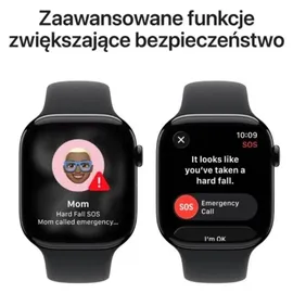 Apple Watch Series 11 GPS 42mm Space Grey Aluminium Sport Band black M/L