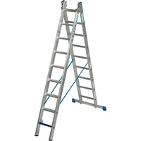Krause Mehrzweckleiter +S 2 x 9 Sprossen (131638)