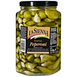 MATITHOR La Sienna Peperoni grün, gefüllt mit Frischkäse (1,1 kg)