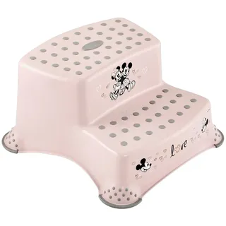 KEEEPER Tritthocker, Minnie Zweistufiger Ab ca. 3 bis ca. 14 Jahre, Anti-Rutsch-Funktion, igor Nordic Pink, Einzelartikel
