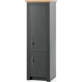 kochstation Hochschrank KS-Westminster 66 x 62 x 202 cm Grau