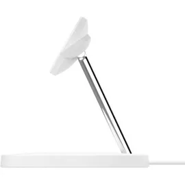 Belkin BoostCharge Pro 3-in-1 Ladegerät mit MagSafe (15 W), Wireless Charger, Weiss
