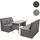 Mendler HWC-G16 Loungeset grau