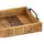 amagohome Serviertablett Holztablett Set 2 Stück 46x31cm Tablett Holz Serviertablett Deko Tablett Mangoholz