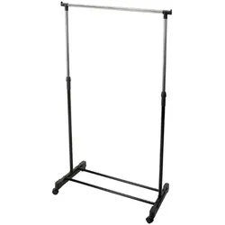 Storage solutions Kleiderständer Einzelstange mit Rollen Verstellbar