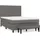 vidaXL Boxspringbett 140 x 200 cm Grau