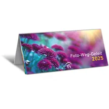 Guetersloher Verlagshaus Foto-Weg-Geleit 2025: Monatskalender zum Aufstellen m. wunderschönen Fotominiaturen-Lebensweisheiten-Sinnsprüche , 12 Monatsblätter m. Postkarten zum Ausschneiden, 21,0 x 10,5 cm