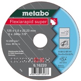 Metabo Flexiarapid super 125x1,0x22,23 Inox, Trennscheibe, gerade Ausführung