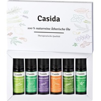 Casida GmbH Ätherische Öle Set Naturrein Top 6 Aromatherapie