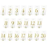 Partydeco KPZ4-019ME-KARTON Dekorativer Buchstabe/Zahl Deko-Zahl