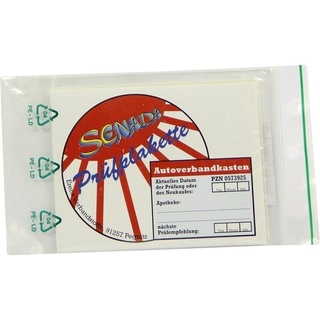 ERENA Verbandstoffe GmbH & Co. KG Senada Plakette Autoverbandkasten