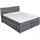 LEONIQUE Boxspringbett LEONIQUE "Rumba", grau (hellgrau), B:170cm L:213cm, Samtoptik (100% Polyester), Komplettbetten, Boxspringbett Seniorenbett Polsterbett, Taschenfederkern-Matratze in Härtegrad 3, in 4 Breiten, incl. Topper