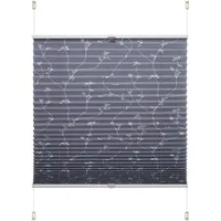 LIEDECO Klemmfix Plissee verspannt 100 x 130 cm grau/ranke