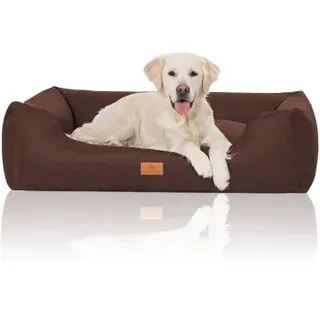 Knuffelwuff Hundebett Lotte XXL 120 x 85 cm braun