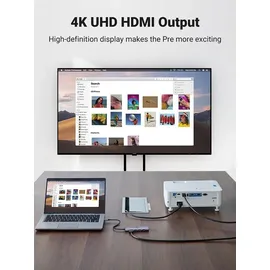 UGREEN USB C Hub 4K at 60Hz USB-C Adapter - Grau