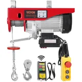 Vevor Elektrische Seilwinde, Hebezug 2x Fernbedienung, 600kg 12m